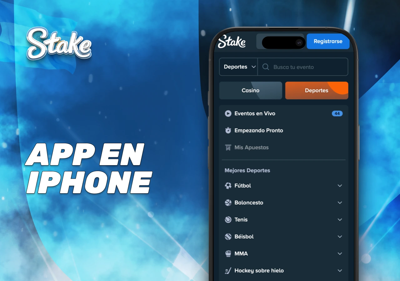 Descarga de la aplicación en iOS a través de tienda digital compatible